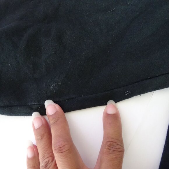 Vtg Bald Eagle American Flag Graphic Black Crewneck Sweatshirt Men Size XXL FLAW - Picture 10 of 11